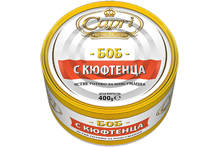 Боб с кюфтенца 400гр.