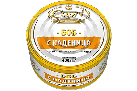Боб с наденица 400гр.