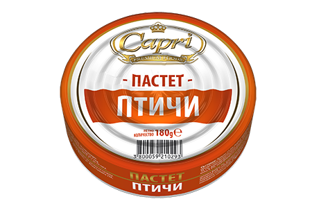 Пастет птичи 180гр.